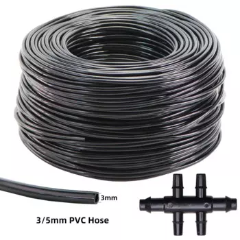 Шланг садовый для полива, 5-140 м, 3/5 мм, 1/8 дюйма