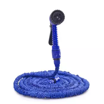 Шланг садовый увеличивающийся под высоким давлением, Deluxe для полива воды, гибкий садовый распылитель для фермы