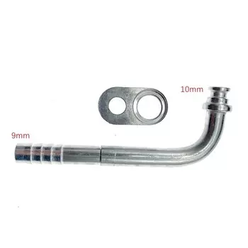 Шланговое соединение для автомобильного кондиционера, соединение воздушного охлаждения, фитинг R134 с пластиной, фитинг воздушного охлаждения с пластиной