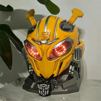 Шлем шмеля 1:1, аниме носимая маска для лица, сменная модель с динамиками, игрушка, украшение, крутой подарок