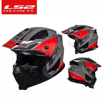 Шлемы LS2 OF606 Drifter унисекс, мотоциклетные шлемы с открытым лицом для мотокросса, для мужчин и женщин, ECE R22.06
