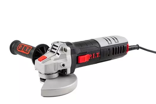 Шлифмашина угловая болгарка PIT PWS125-C6 МАСТЕР (125мм,1050вт, 3000-11000об/мин, съем вентрешетка, рег оборотов.)