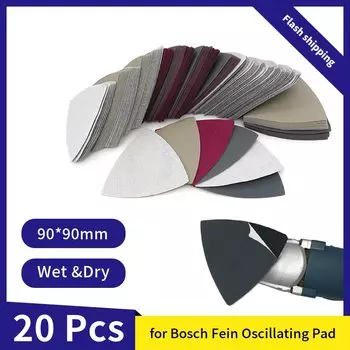 Шлифовальная бумага VIBRATITE 60-10000 Grit для деревообработки 20 шт