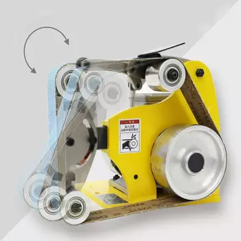 Шлифовальная машинка, 1100 Вт, бесщеточная ленточная шлифовальная машинка 915x50 мм