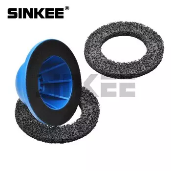 Щетка ступицы колеса (150 мм, 1/2 др.) Шлифовальная машина ступицы колеса Шлифовка ржавчины/очистительный ротор/поверхность обода 150 мм для аккумуляторной/воздушной дрели