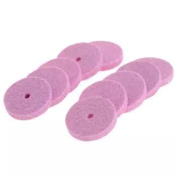 Шлифовальные диски DRELD, 10 шт., 20 мм, красные