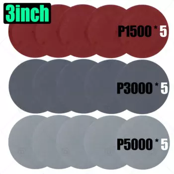 3/4/5/6 дюймов шлифовальные диски, абразивный полировальный круг, набор шлифовальной бумаги по дереву, ремонт автомобильных фар, полировка, реставрация, наждачная бумага