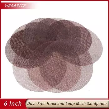 Шлифовальные круги VIBRATITE 10 шт., диаметр 150 мм, крючок и петля