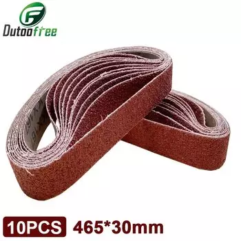 Шлифовальные ленты dutoofree 10 шт., 465*30 мм, 60-1000 Grits