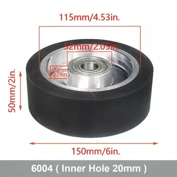 Шлифовальные вложения RAMS BRALIN резиновые колеса 150x50 мм набор абразивных лент