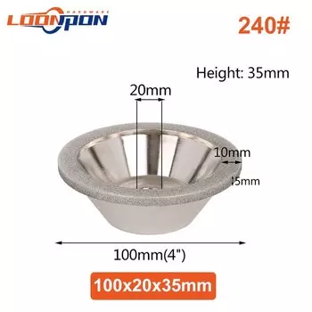 Шлифовальный диск Loonpon 100 мм алмазный