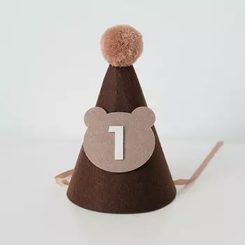 Шляпа KAIGOTOQIGO медведь коричневая детская