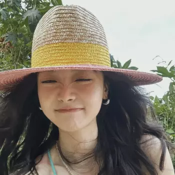 Шляпа женская Соломенная с высокой крышей, на лето