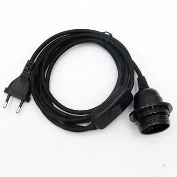 Шнур питания REACHYEA 2 м с выключателем E27 для подвесных светильников