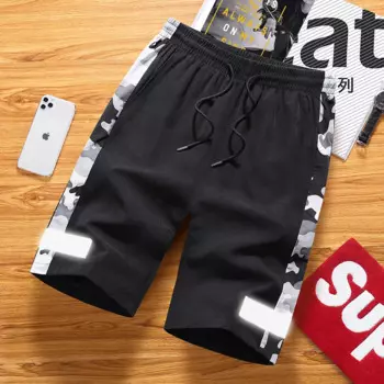 Шорты мужские с бахромой, дышащие, для бега