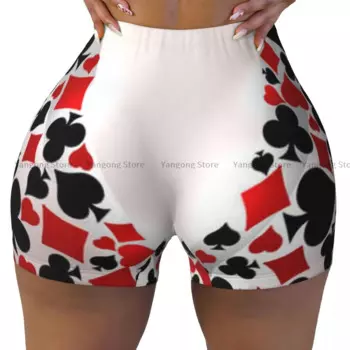 Шорты женские эластичные для бега, с эффектом пуш-ап