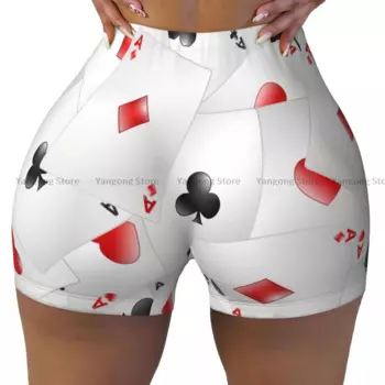 Шорты женские спортивные эластичные с эффектом пуш-ап