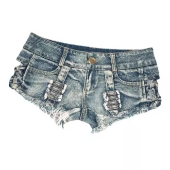шорты женский Women's Sexy Cut Off Denim Jeans Shorts Bow Mini Hot Pants Clubwear