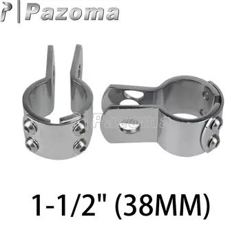 Шоссе на заказ, 38 мм, 32 мм, 28 мм, защита двигателя, магнитные зажимы для выхлопных газов велосипеда, подножка, крепления, 1 1/2 дюйма, 1-1/4 дюйма, ограничитель диаметра