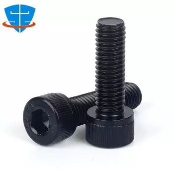 DIN912 M2 M3 M4 M5 M6 M8 M10 M12 черная A2-70 304 нержавеющая сталь твердый шестигранный гнездовой колпачок цилиндрическая головка болт