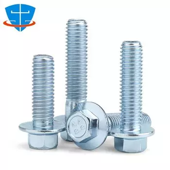 SHOUZHENG FASTENER Фланцевые болты с шестигранной головкой M5 M6 M8 M10 M12 8.8 класса синие/белые