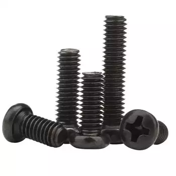 SHOUZHENG FASTENER Винты Phillips черные углеродистая сталь M1 M1.2 M1.4 M1.6 M2 M2.5 M3 M4