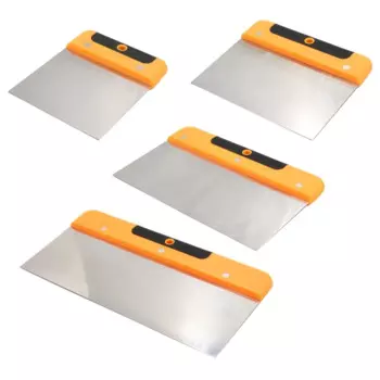 Шпаклевочный нож, скребок, металлический скребок, инструмент для отделки гипсокартона, штукатурки, соскабливания наклеек и 4