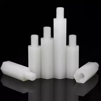 Шпилька стойки для доски, шестигранные нейлоновые винты для материнской платы, колонны «папа-мама», M2 M2,5 M3 M4 M5 M6, проставки, черный, белый цвет