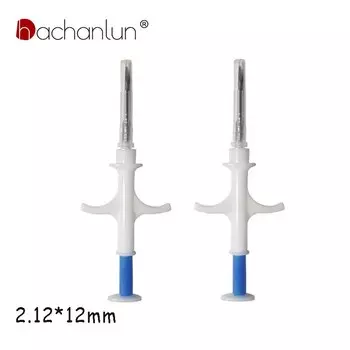 Шприц с микрочипом для кошек и собак, 2,12x12 мм, Iso11784 Fdx-b, игольчатый имплантат для животных, ветеринарный инжектор, Rfid-метка для животных