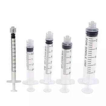 Шприцы MLDCZS Luer Lock 1мл, 2мл, 3мл, 5мл, 10мл