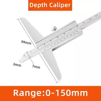 Штангенциркуль глубиномер ZUIDID 0-150/200/300 мм