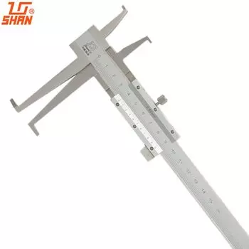 Штангенциркуль внутреннего паза ШЦ-II 9-150мм/0.02мм из нержавеющей стали с пластиковой коробкой суппорт микрометр измерительный инструмент измерительные приборы суппорта ростомер