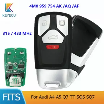 Штатив для Audi A4 A5 Q7 TT SQ5 SQ7 315 МГц NBGFS14P71, 8S0 959 754 AL, 433 МГц 4M0 959 754 AK / AQ / AF