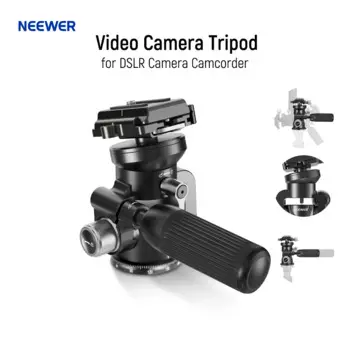 Штатив NEEWER для видеокамеры с поворотной головкой и чашей +/-15 °