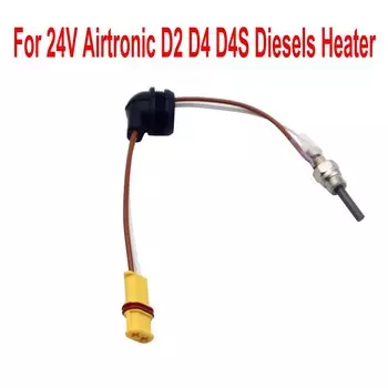 Штекер керамический, 12 В/24 В, для Eberspacher Glowpin стержень накаливания, 1000-8000 кВА, для дизельного обогревателя Airtronic D2, D4, D4S, с гаечным ключом
