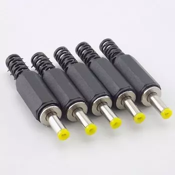 Штекер постоянного тока 4,0 мм * 1,7 мм, желтый, K22669