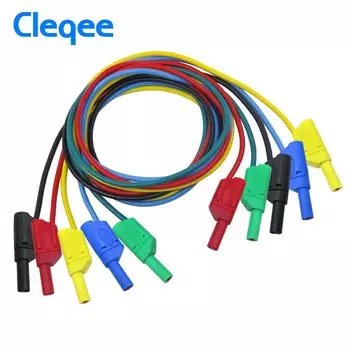Штекер типа «банан» Cleqee P1050, 5 шт