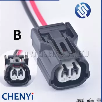 Штепсельная вилка для катушки зажигания с 2-контактным воздухозаборником, разъем датчика ABS 6189-0891 6189-7036 для Honda Accord CRV