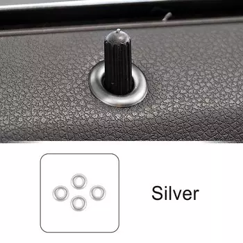 Штифт для дверного подъемника, Болтовой замок, отделка, кольцо, рамка, круглая декоративная отделка для Mercedes Benz C Class W204 2008-2014, аксессуары для интерьера автомобиля