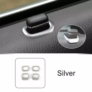 Штифт для подъема автомобильной двери, карбоновый узор, болт, круглая отделка для Mercedes Benz S Class W221 2008-2013, аксессуары для интерьера