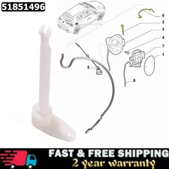 Штифт и пружина топливной двери для Alfa Romeo Giulietta и Lancia 51851496, пружина и штифт топливной крышки