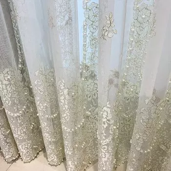 Шторы JESSANS белые кружевные