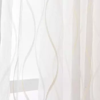 Шторы MAKEHOME шифоновые полосатые