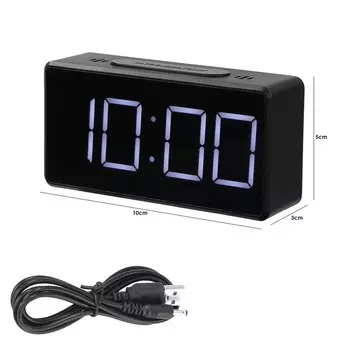 Шунмайи светодиодные часы-будильник со встроенным термометром