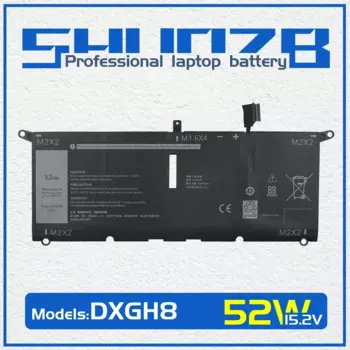 SHUOZB DXGH8 Аккумулятор для ноутбука Dell XPS 13 9380 9370 7390 для DELL Inspiron 7390 2-в-1 7490 G8VCF H754V 0H754V P82G 7,6 В 52WH