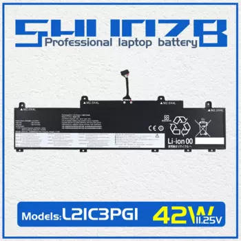 SHUOZB L21C3PG1 аккумулятор для ноутбука Lenovo ThinkPad L14 L15 Gen 3, перезаряжаемые батареи для ноутбука L21M3PG1 L21L3PG1 11,25 В 42WH