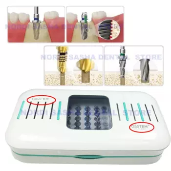 Шуруповерт для зубного импланта, конусный набор Osstem, ручной динамометрический ключ, стоматологический имплантат, первоклассное сверло, приспособление