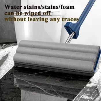 Швабра из микрофибры с ручкой из нержавеющей стали