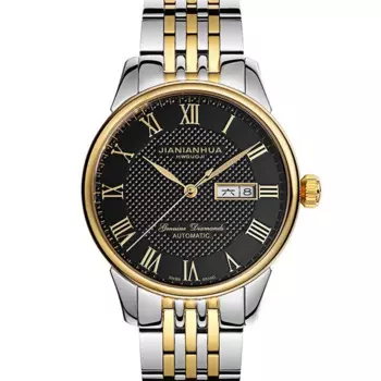 Швейцарский Карнавал, Роскошные мужские часы, автоматические часы с автоподзаводом, сапфировые часы, 100 м, водонепроницаемые часы C8605G-4