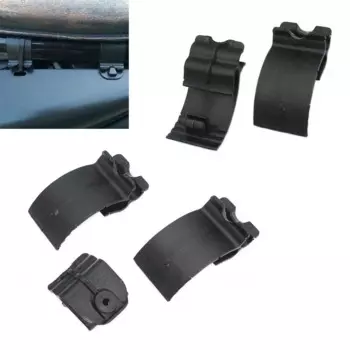 Боковые зажимы для крышки аккумулятора для HARLEY Sportster XL883 XL1200 2004 2005 2006 2007 2008 2009 2010 2011 2012 2013 пластик черный